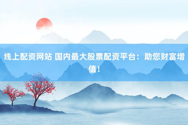 线上配资网站 国内最大股票配资平台：助您财富增值！